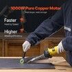 Hot Air Plastic Welder 1000W PVC TPO Vinyl Heat Gun Torch & 4 Accessories