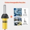 Hot Air Plastic Welder 1000W PVC TPO Vinyl Heat Gun Torch & 4 Accessories
