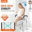 400lbs Shower Chair Bath Stool Seat Height Adjustable for Bathtub Shower