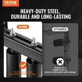 Sliding Gate Kit 6 inches Rolling Hardware with T-Bracket Adjustable for Door