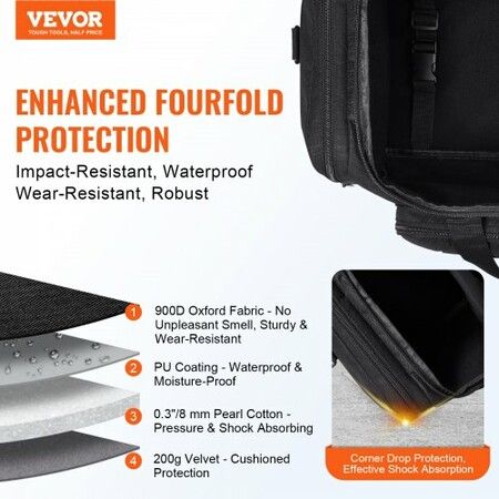 Telescope Case 560 mm Multipurpose Shock-Absorbent Telescope Storage Bag