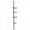 39 inches to 125 inches High Shower Corner Caddy Tension Pole Rust-Proof Tension Pole