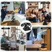 Retro Landline Telephone,Sentno 1960s Vintage Corded Dial Phone Classic Old Fashion Telephones Wired Desk Telephone for Office and Home (Black)