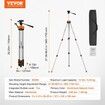Laser Level Tripod Thread 27.36-68.11 inch Height Adjustment