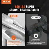 Sliding Gate Kit 6 inches Heavy Duty Rolling Hardware for Door 600 lbs Load