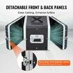 6U Rack Case Server Rack Cabinet 361.95 mm with ABS Construction Handle