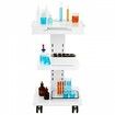 Trolley Cart Dental Lab Mobile Rolling Serving Cart 3 Layers with Socket