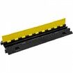 5 PCs Cable Protector Ramp 2 Channel 10000 kg/axle Capacity Heavy Duty TPU Wire Cover Ramp Hose Protector Ramp Driveway Traffic Speed Bump