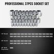221-Piece Mechanics Tool Set 1/4 inches and 3/8 inches Drive Sockets SAE and Metric