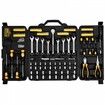 221-Piece Mechanics Tool Set 1/4 inches and 3/8 inches Drive Sockets SAE and Metric