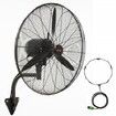 Wall-Mount Misting Fan Oscillating Metal Fan 61.6 cm 3 Speed Waterproof