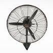 Wall-Mount Misting Fan Oscillating Metal Fan 61.6 cm 3 Speed Waterproof