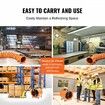 Portable Ventilator 304.8mm/12inch Heavy Duty Cylinder Fan with 5m Duct Hose 367W Strong Shop Exhaust Blower 2574CFM Industrial Utility Blower