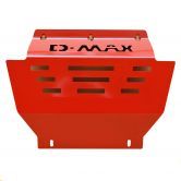 3mm Steel Red Bash Plate Front Sump Guard for Isuzu D-MAX MUX 2008-2020