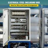 Steel Electrical Box Electrical Enclosure Box 24x16x10'' Carbon Steel IP65
