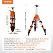 Laser Level Tripod Stand 5/8 inches-11 Thread 27.16-67.71 in Height Adjustment