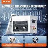 10L Ultrasonic Cleaner with Heater Timer & Basket Digital Sonic Machine