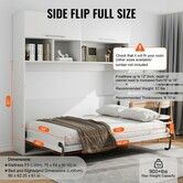 Murphy Bed Kit Full Deluxe DIY Wall Bed Mechanical Hardware Kit Folding