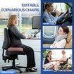 Large Memory Seat Cushion for Office Chair Pressure Relief Sciatica & Tailbone Relief Cushion Pillow for Back Support,Non-Slip Seat Cushions (Pink)