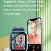 4G GPS Smart Watch for Kids Whatsapp Line Video Phone Call and Text Voice Chat SOS Alarm MessageCamera Anti-Lost Real-time Tracker(Blue)