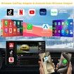 3 in 1 Wireless Carplay Android Auto Converts Wired to Wireless Carplay,Wireless CarPlay Ai Box Support Netflix YouTube Mirroring TF Card and USB