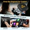 3 in 1 Wireless Carplay Android Auto Converts Wired to Wireless Carplay,Wireless CarPlay Ai Box Support Netflix YouTube Mirroring TF Card and USB