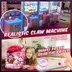 Claw Machines for Kids,Arcade Games Mini Vending Machine with Squishy Fidget Toys,Candy Machine,Claw Game Machine with 20 dolls and 10 Twisted Eggs