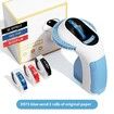 Blue Embossing Label Maker Machine Handheld Vintage Labeler with 3 Rolls of Emboss Tapes for Home DIY Crafting