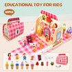 Ice Cream Shop wooden Set Baby Character Tea Party Toys Educational Dessert Simulation Set for Afternoon Fun