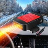 Portable Car Heater,12V 200W Fast Heating Defroster 2 in 1 Automobile Windshield Fast Heaters Car Heater That Plugs into Cigarette Lighter (Red)
