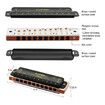 Diatonic Harmonica Key of C 10 Holes 20 Tones 008K Blues Harp Mouth Organ Harmonica with Black Cover