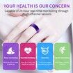 Smart Ring Fitness Tracker, Sleep Tracking Wearable, Accurate Monitoring of Pedometer Temperature Gest Waterproof for Men & Women for iOS Android(#8)