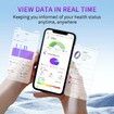 Smart Ring Fitness Tracker, Sleep Tracking Wearable, Accurate Monitoring of Pedometer Temperature Gest Waterproof for Men & Women for iOS Android(#8)