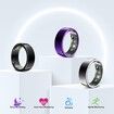 Smart Ring Fitness Tracker, Sleep Tracking Wearable, Accurate Monitoring of Pedometer Temperature Gest Waterproof for Men & Women for iOS Android(#8)