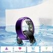 Smart Ring Fitness Tracker, Sleep Tracking Wearable, Accurate Monitoring of Pedometer Temperature Gest Waterproof for Men & Women for iOS Android(#8)