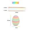 Laser Red Blue 3D Printed Viper Dragon Egg Set Movable Joint Toy Popular Easter Gift for Children