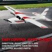 RC Plane,2.4GHz 2 Channels RTF RC Aircraft with 3-Axis Gyro for Beginner Easy to Speedy Fly Glider Toys with 2 Extra Batteries