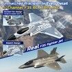 F35 4 Channel Brushless RC Plane,Remote Control Airplane Ducted Fans Fighter Jet,2.4GHz 6-axis Gyro Stabilizer RTF Hobby Glider Aircraft Plane