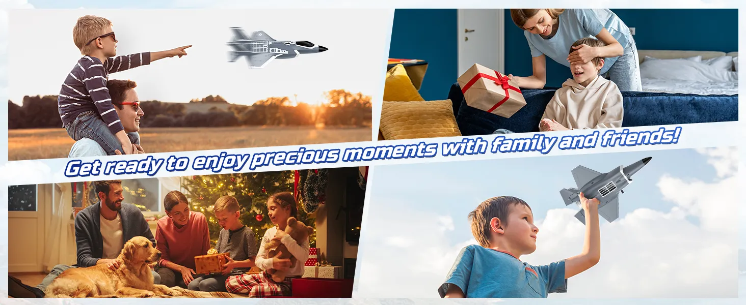 F35 4 Channel Brushless RC Plane,Remote Control Airplane Ducted Fans Fighter Jet,2.4GHz 6-axis Gyro Stabilizer RTF Hobby Glider Aircraft Plane