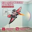 Pterodactyl Toys Drone,Easy to Fly Dragon Remote Controlled Aircraft,Flying Toys Birthday Gifts,Hobby RC Plane (Red)