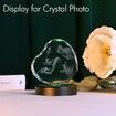 LED Light Base Multicolor Round Display Stand for Crystal Art Lighted Base for 3D Glass Led Display Base Pedestal Plate Decor Black