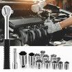 71Pcs Hand Tools Set Home Repair Toolbox Basic Toolkit for Mechanic Car Automotive Workshop Household DIY Portable Storage Hard Case