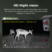 Solar Powered Security Camera 4G 3MP Outdoor Hunting Home Surveillance System Battery House CCTV 360 Degree View Wildlife Animal Motion Monitoring Cam