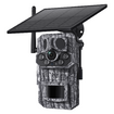 Solar Powered Security Camera 4G 3MP Outdoor Hunting Home Surveillance System Battery House CCTV 360 Degree View Wildlife Animal Motion Monitoring Cam