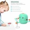 Drawing Robot for Kids,Interactive Educational Drawing Robot for Kids,Montessori Learning Toy with 100 Word Cards Color Green