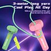 Glow in The Dark Loop Rope Launcher Propeller,Lasso Pressure Reducer,Game Shooter String Toy,Birthday Christmas Ideal Gift Green