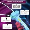 Glow in The Dark Loop Rope Launcher Propeller,Lasso Pressure Reducer,Game Shooter String Toy,Birthday Christmas Ideal Gift Green