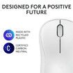 Wireless Silent Bluetooth Mouse Pompact Portable Smooth Tracking for Windows,MacOS Compatible with PC,Mac,Laptop,Tablets-White