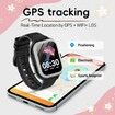 4G GPS Kids Smartwatch 1.78" AMOLED Large Touch Screen Smart Watch with Video Voice Calls,SOS,Camera,Pedometer Alarm,Game(Black)
