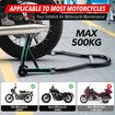 Rear Motorcycle Stand Paddock 500kg Motorbike Carrier Sport Dirt Bike Back Wheel Lift Swingarm Fork Heavy Duty Steel for Suzuki Yamaha Honda Kawasaki